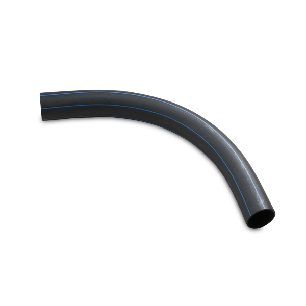 Sweep bends fabricated fittings for butt fusion, offering smooth and gradual directional changes in HDPE pipes, reducing the risk of turbulence or pressure drop