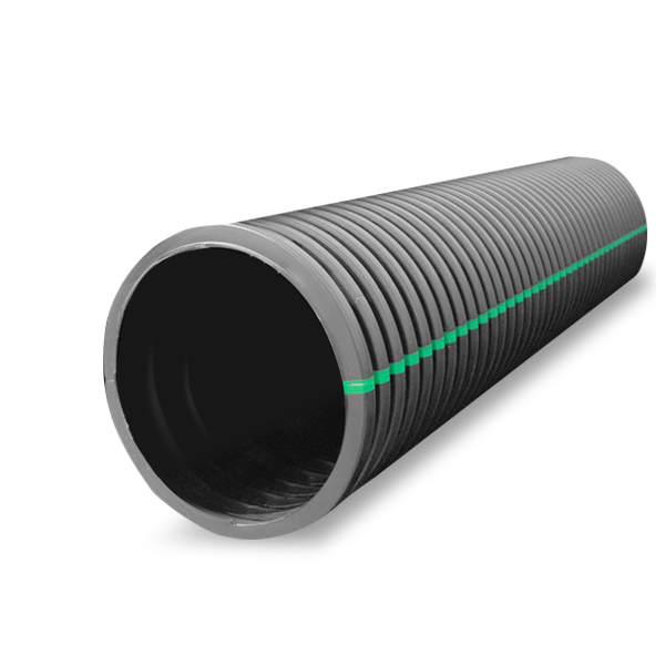 Double wall corrugated ( TAPKORR ) polyethylene ( P.E. ) pipes
