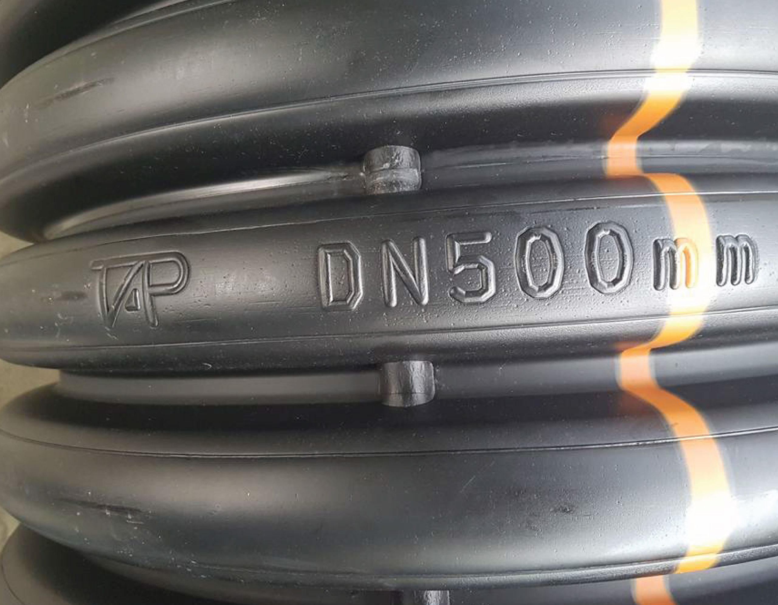 HDPE TAPKORR P.E. Diameter Nominal 500 mm.