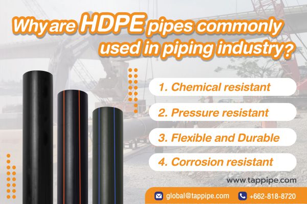 Cover: Why are HDPE pipes commonly used in piping industry?