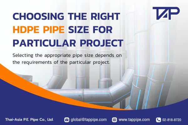 Cover: Choosing the right HDPE pipe size for particular project