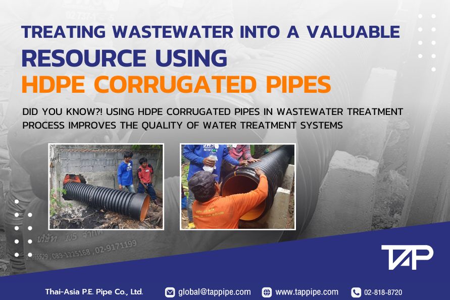 Treating Wastewater Using HDPE Pipes Cover - Cover